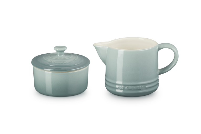 Le Creuset Signature Stoneware Milk & Sugar Set  - Sea Salt | 89331007170003