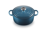 Le Creuset Signature 24cm Cast Iron Round Casserole - Deep Teal | 21177246422430