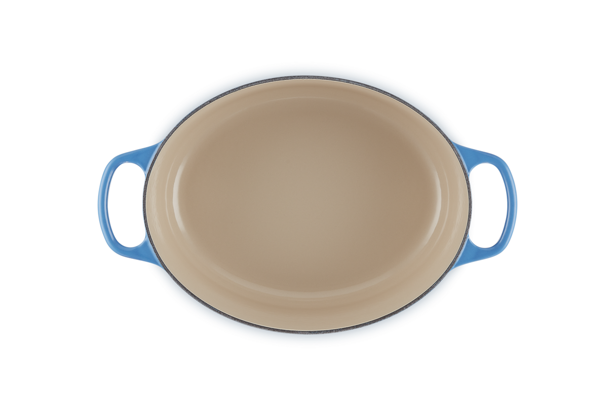 Le Creuset Signature 29cm Cast Iron Oval Casserole - Azure | 21178292202430