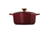 Le Creuset Signature 24cm Cast Iron Round Casserole - Garnet | 21177249494441