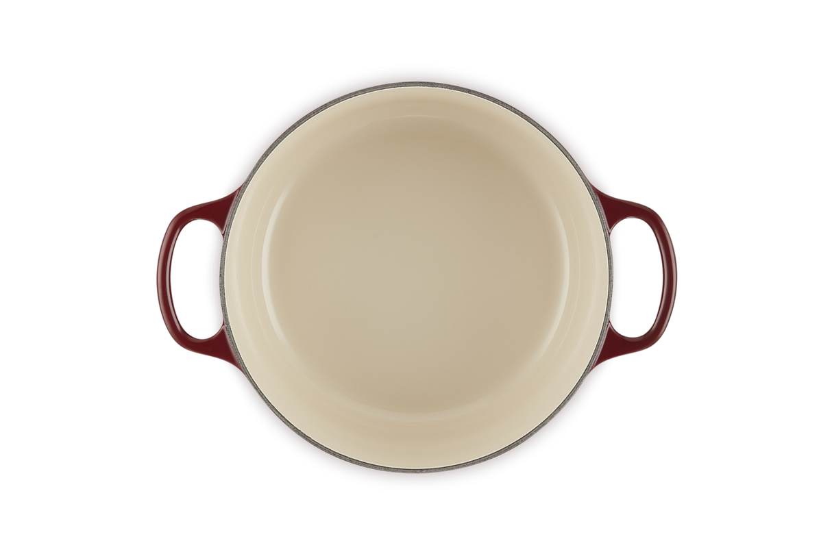 Le Creuset Signature 24cm Cast Iron Round Casserole - Garnet | 21177249494441