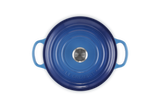 Le Creuset Signature 22cm Cast Iron Round Casserole - Azure | 21177222222430