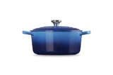 Le Creuset Signature 20cm Cast Iron Round Casserole - Azure | 21177202202430
