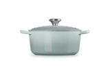 Le Creuset Signature 24cm Cast Iron Round Casserole - Sea Salt | 21177247174430