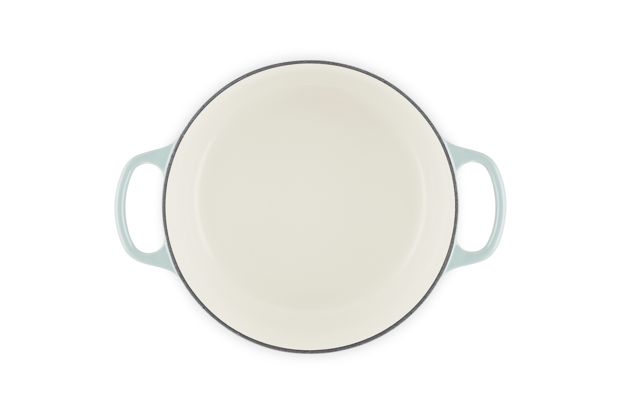 Le Creuset Signature 24cm Cast Iron Round Casserole - Sea Salt | 21177247174430