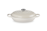Le Creuset Signature 30cm Cast Iron Shallow Casserole - Meringue | 21180307164430