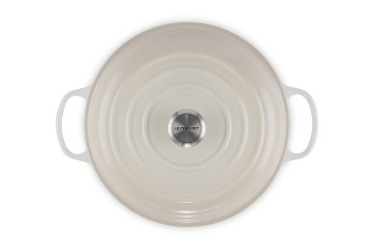 Le Creuset Signature 30cm Cast Iron Shallow Casserole - Meringue | 21180307164430