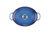 Le Creuset Signature 27cm Cast Iron Oval Casserole - Azure | 21178272202430