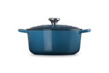 Le Creuset Signature 26cm Cast Iron Round Casserole - Deep Teal | 21177266422430