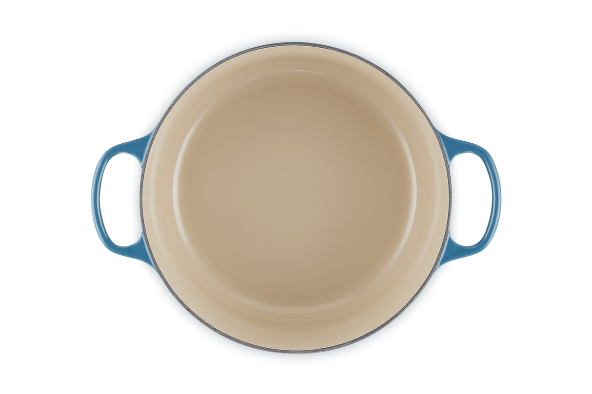 Le Creuset Signature 28cm Cast Iron Round Casserole - Deep Teal | 21177286422430