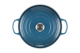 Le Creuset Signature 28cm Cast Iron Round Casserole - Deep Teal | 21177286422430