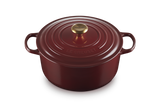 Le Creuset Signature 28cm Cast Iron Round Casserole - Garnet | 21177289494441