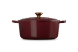 Le Creuset Signature 28cm Cast Iron Round Casserole - Garnet | 21177289494441