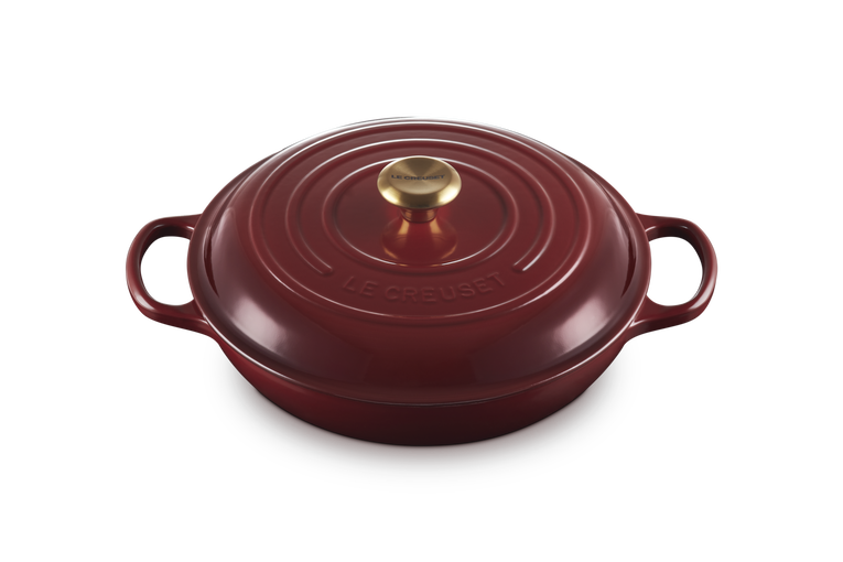 Le Creuset Signature 30cm Cast Iron Shallow Casserole - Garnet | 21180309494441