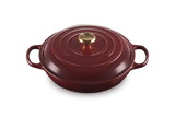 Le Creuset Signature 30cm Cast Iron Shallow Casserole - Garnet | 21180309494441