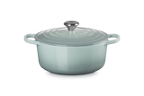 Le Creuset Signature 26cm Cast Iron Round Casserole - Sea Salt | 21177267174430