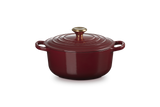 Le Creuset Signature 20cm Cast Iron Round Casserole - Garnet | 21177209494441