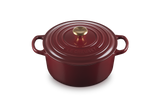 Le Creuset Signature 22cm Cast Iron Round Casserole - Garnet | 21177229494441