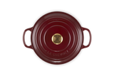 Le Creuset Signature 22cm Cast Iron Round Casserole - Garnet | 21177229494441