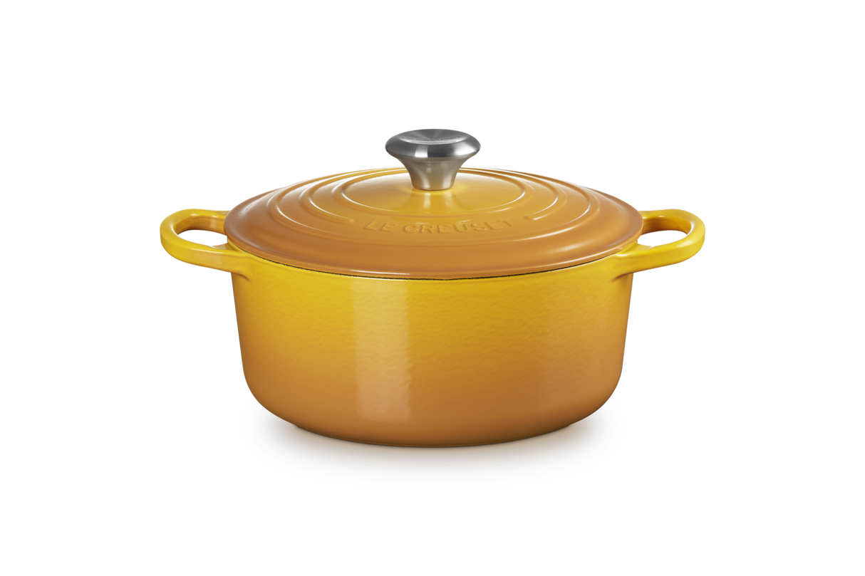 Le Creuset Signature 24cm Cast Iron Round Casserole - Nectar | 21177246724430