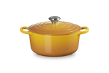 Le Creuset Signature 24cm Cast Iron Round Casserole - Nectar | 21177246724430