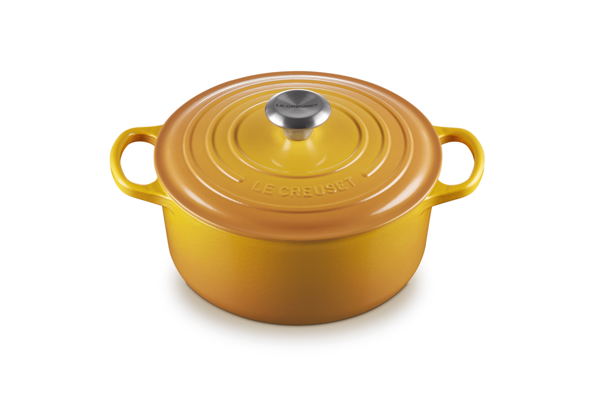 Le Creuset Signature 24cm Cast Iron Round Casserole - Nectar | 21177246724430