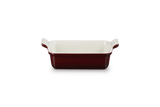 Le Creuset 19cm Stoneware Heritage Rectangular Dish - Garnet | 71102199490001
