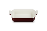 Le Creuset 26cm Stoneware Heritage Rectangular Dish - Garnet | 71102269490001