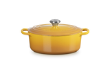 Le Creuset Signature 27cm Cast Iron Oval Casserole - Nectar | 21178276727430