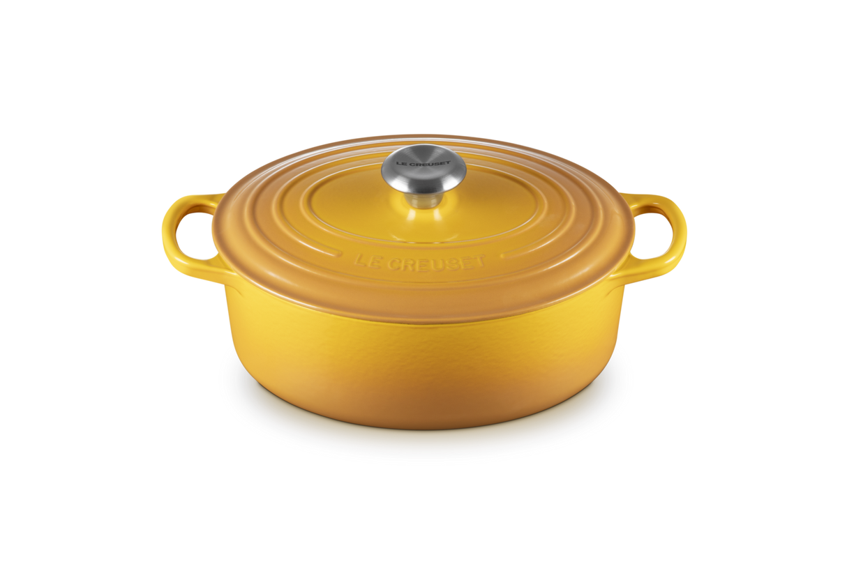 Le Creuset Signature 27cm Cast Iron Oval Casserole - Nectar | 21178276727430
