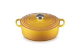 Le Creuset Signature 27cm Cast Iron Oval Casserole - Nectar | 21178276727430