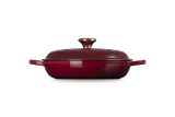 Le Creuset Signature 26cm Cast Iron Shallow Casserole - Garnet | 21180269494441