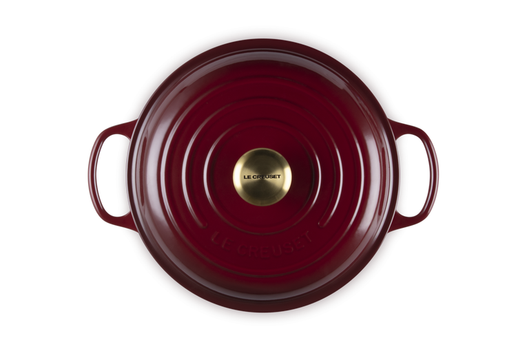 Le Creuset Signature 26cm Cast Iron Shallow Casserole - Garnet | 21180269494441