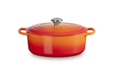 Le Creuset Signature 29cm Cast Iron Oval Casserole - Volcanic | 21178290902430