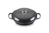 Le Creuset Signature 26cm Cast Iron Shallow Casserole - Flint | 21180264442430