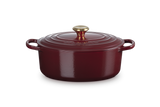 Le Creuset Signature 29cm Cast Iron Oval Casserole - Garnet | 21178299494441