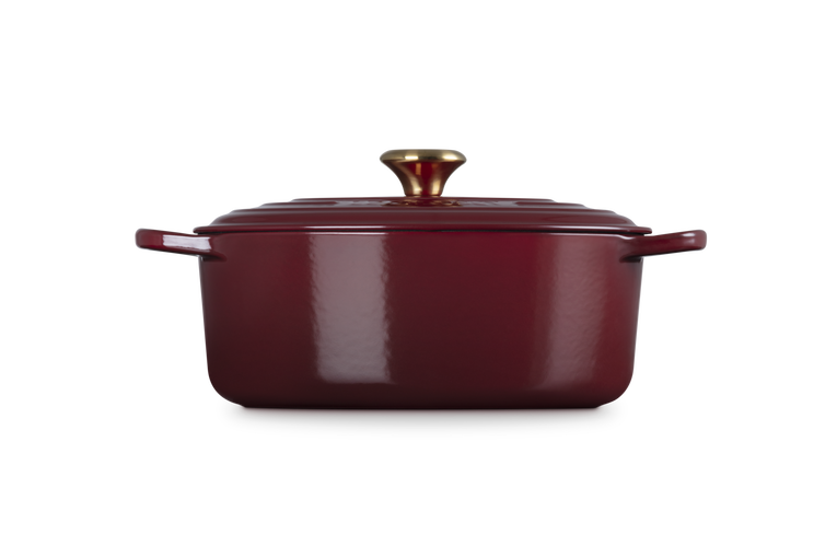 Le Creuset Signature 29cm Cast Iron Oval Casserole - Garnet | 21178299494441