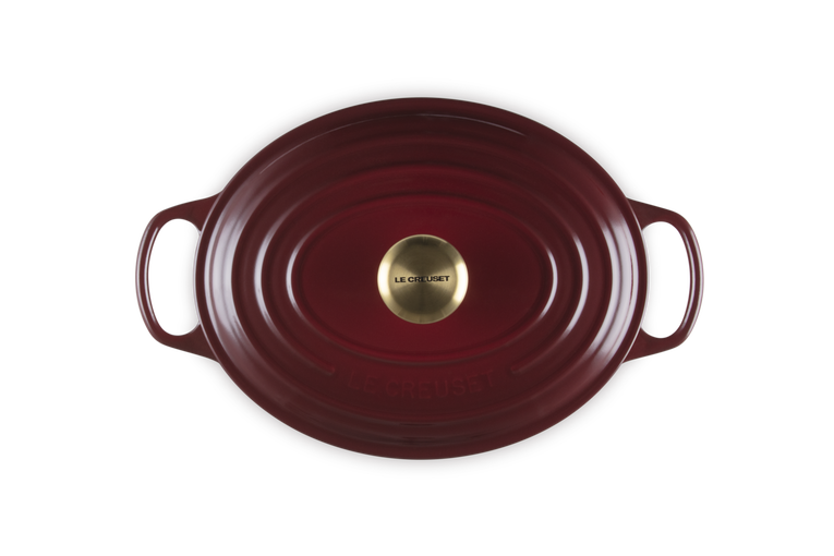 Le Creuset Signature 29cm Cast Iron Oval Casserole - Garnet | 21178299494441