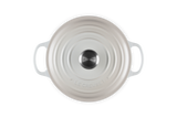 Le Creuset Signature 24cm Cast Iron Round Casserole - Meringue | 21177247164430