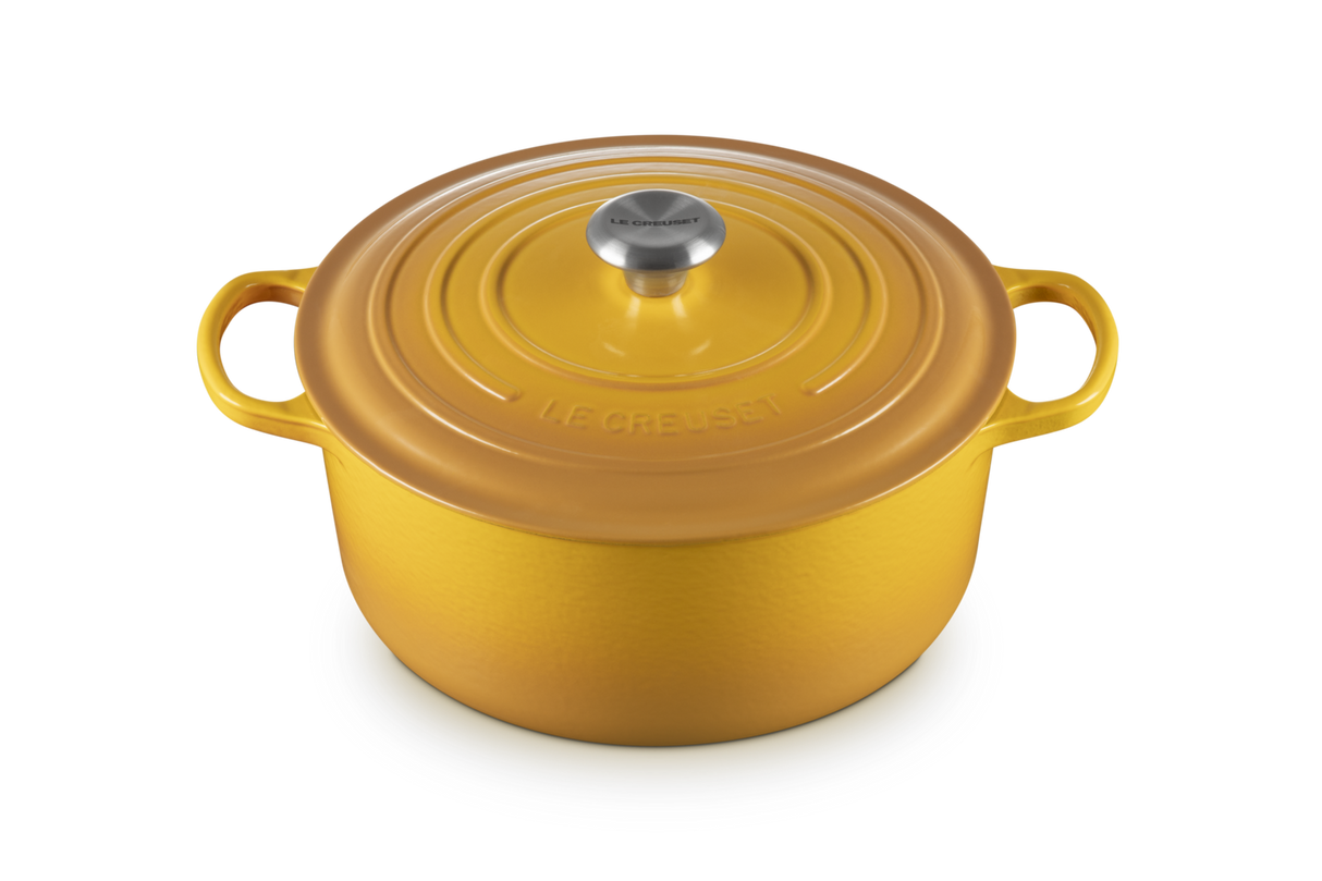 Le Creuset Signature 28cm Cast Iron Round Casserole - Nectar | 21177286724430