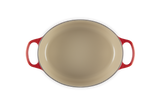 Le Creuset Signature 29cm Cast Iron Oval Casserole - Cerise | 21178290602430