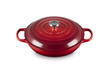 Le Creuset Signature 30cm Cast Iron Shallow Casserole - Cerise | 21180300602430