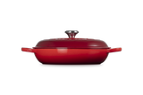 Le Creuset Signature 30cm Cast Iron Shallow Casserole - Cerise | 21180300602430