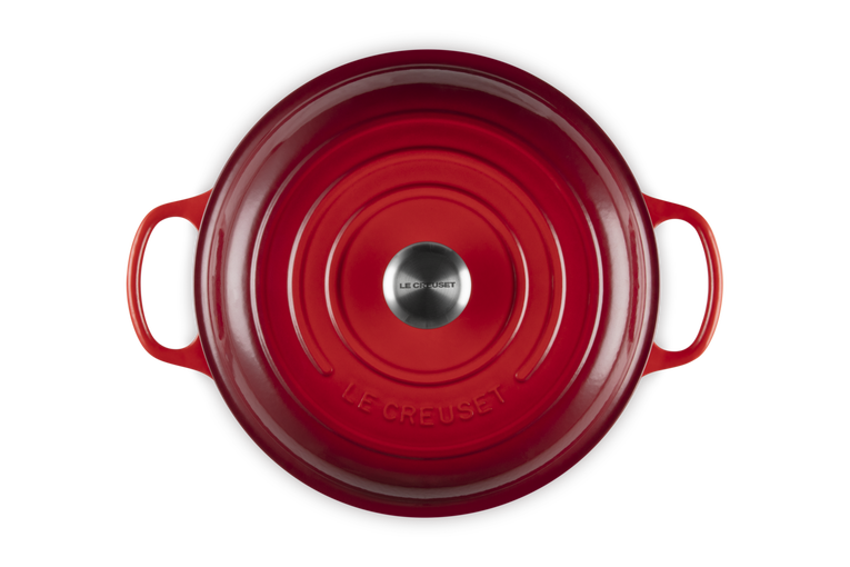 Le Creuset Signature 30cm Cast Iron Shallow Casserole - Cerise | 21180300602430