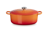 Le Creuset Signature 31cm Cast Iron Oval Casserole - Volcanic | 21178310902430