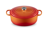 Le Creuset Signature 31cm Cast Iron Oval Casserole - Volcanic | 21178310902430