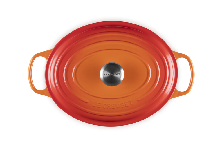 Le Creuset Signature 31cm Cast Iron Oval Casserole - Volcanic | 21178310902430