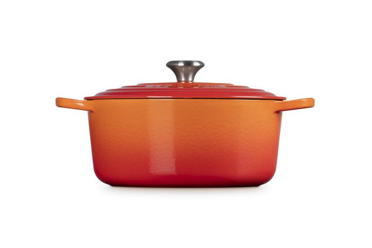 Le Creuset Signature 28cm Cast Iron Round Casserole - Volcanic | 21177280902430