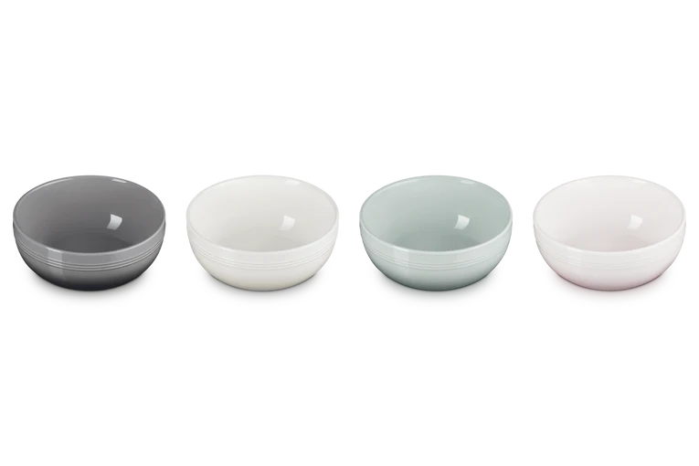 Le Creuset Stoneware Coupe Set of 4 Cereal Bowls | 79291857978019