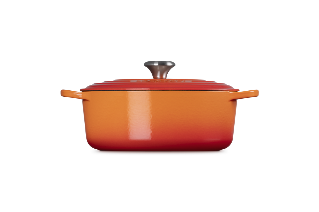 Le Creuset Signature 27cm Cast Iron Oval Casserole - Volcanic | 21178270902430